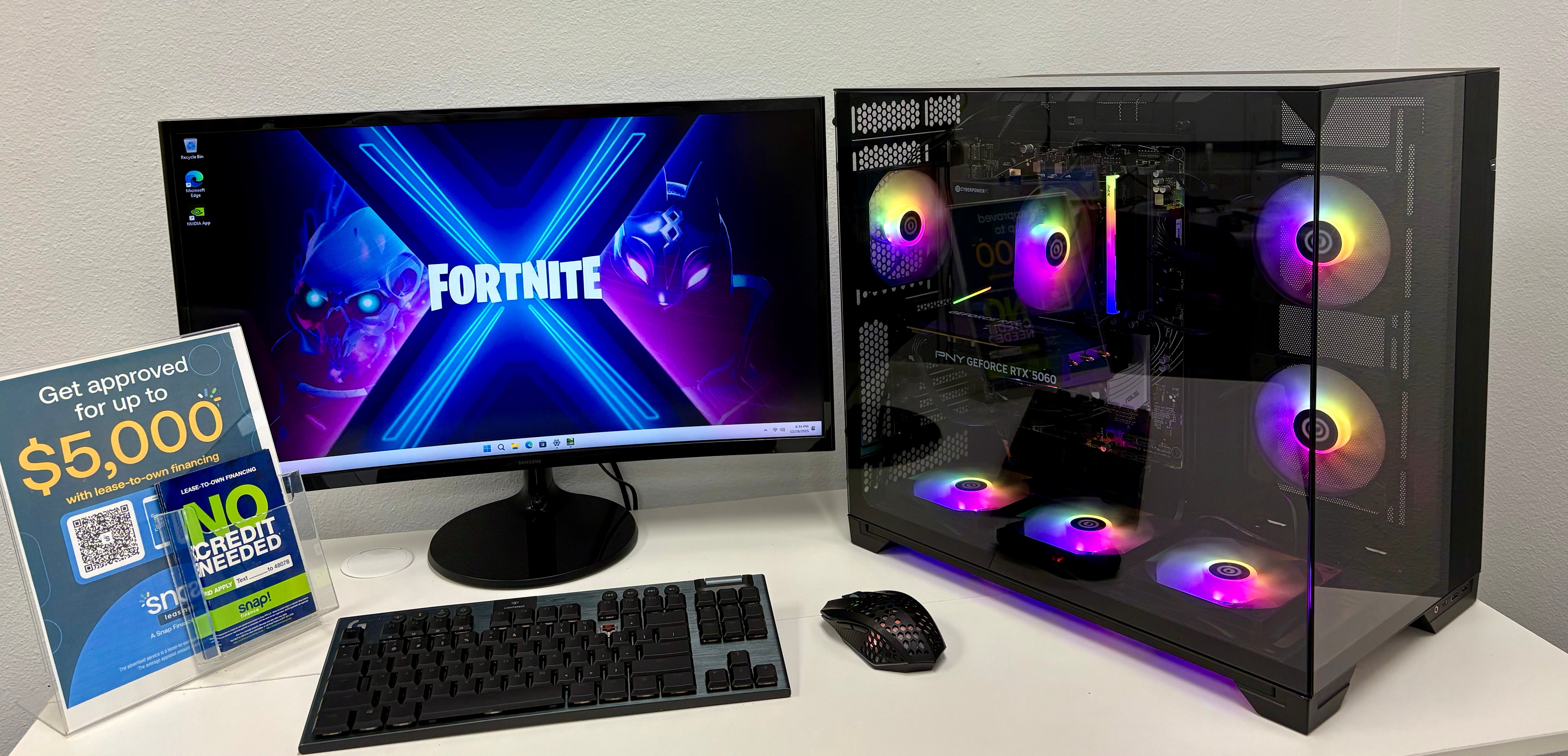 Gaming PC Ryzen 5/16GB RAM/1TB RTX 5060 GPU