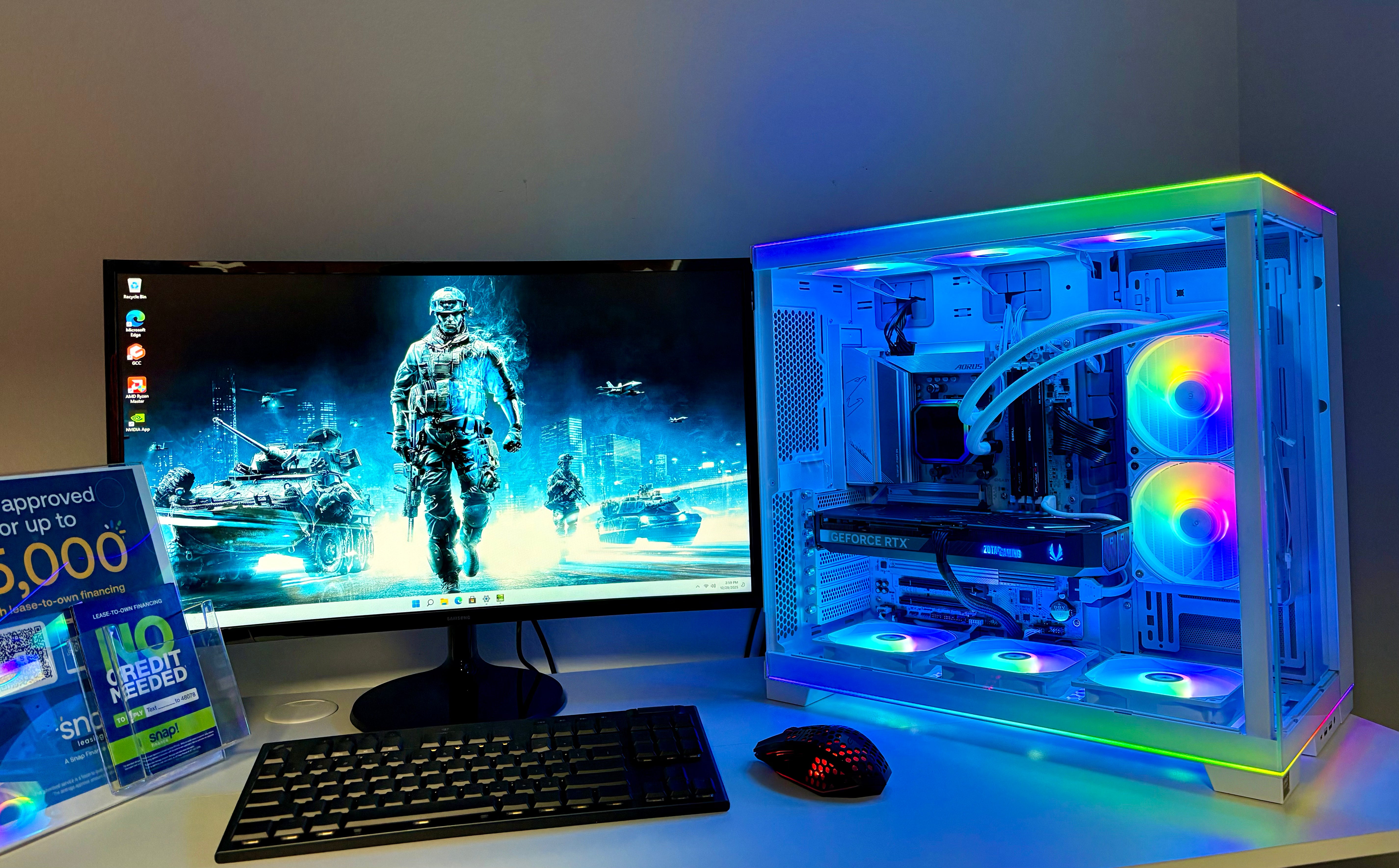 Gaming PC Ryzen 7/32GB RAM/2TB RTX 5070 GPU