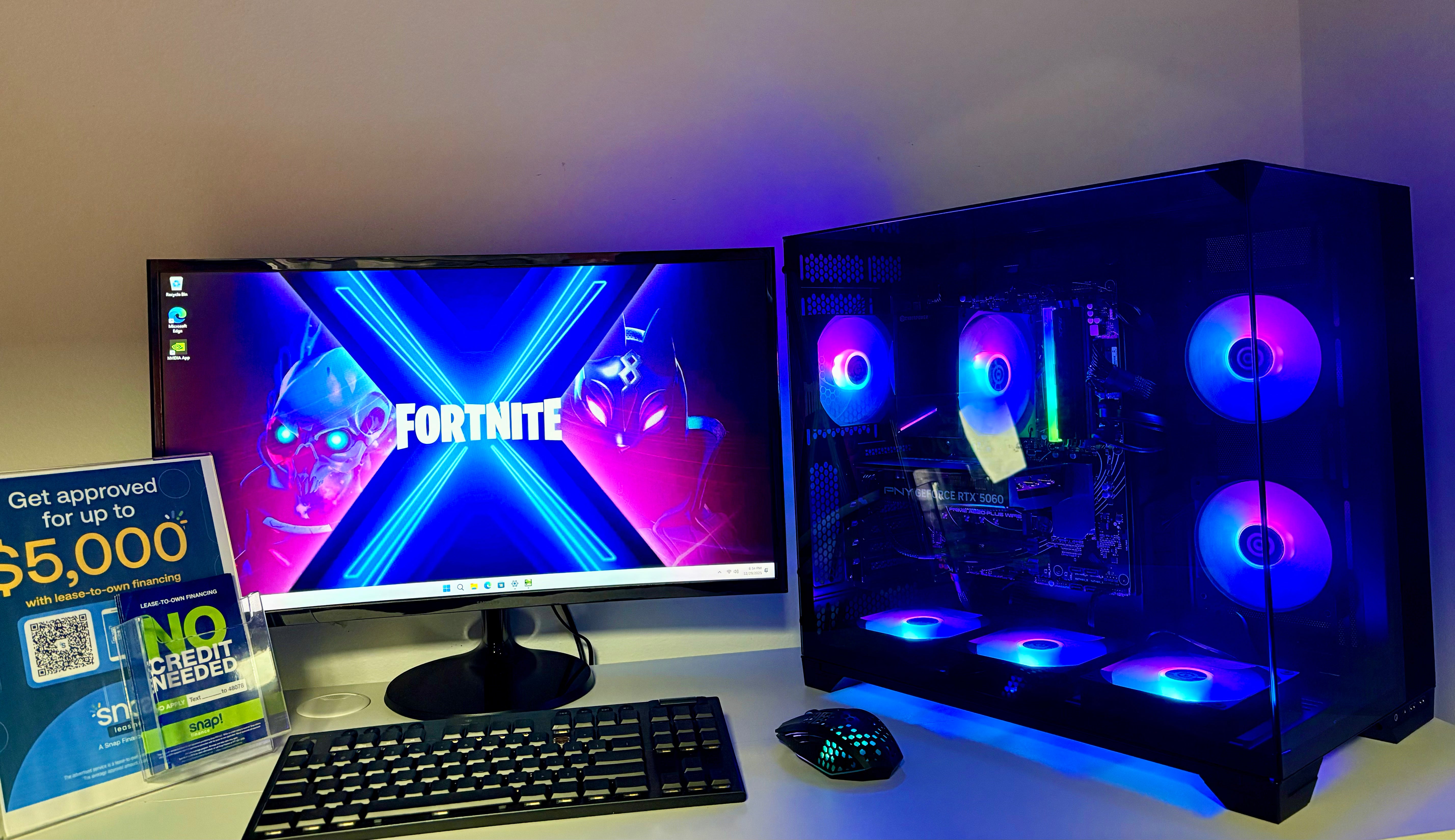 Gaming PC Ryzen 5/16GB RAM/1TB RTX 5060 GPU