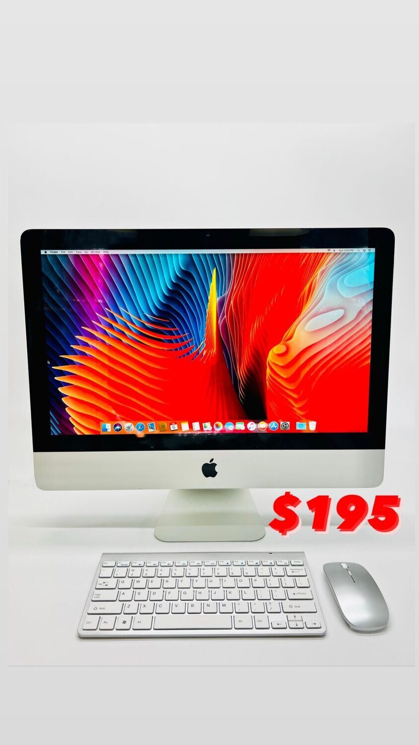 🍎Apple iMac 21.5” Screen i5 Intel Desktop/8GB RAM/500GB Storage🖥Warranty Included